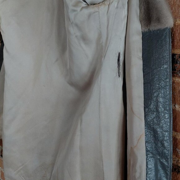 Vintage Jay-Lennad Patchwork Mink/Leather 3/4 Coat - AS-IS - Picture 13 of 13